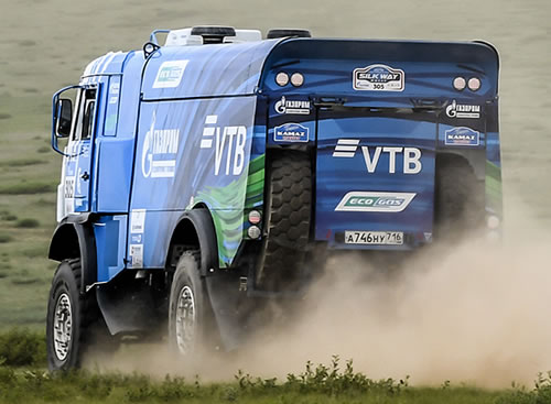  Газовый КАМАЗ - в пятерке лидеров зачета грузовиков ралли-марафона «Шелковый путь - 2019»